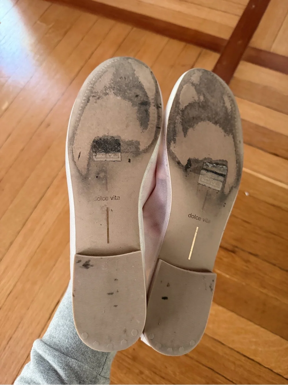 Dolce Vita Women's Cadel White Ballet Flats with Bow size 10